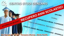 i corsi di recupero anni scolastici del centro studi genzano